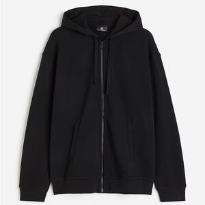 H&M MEN OVERSIZED ZIP UP HOODIE M